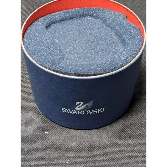 Swarovski Crystal Hedgehog Figurine Spiky Clear w Black Eyes w Box Austria - Picture 8 of 8